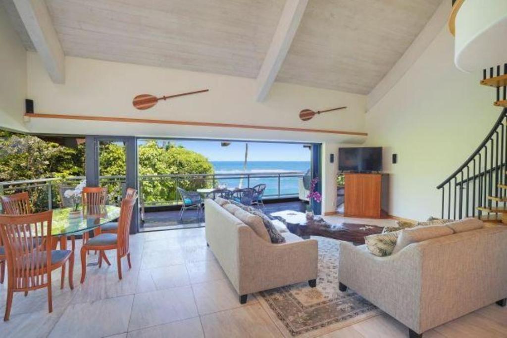 Luxury 2-Story Oceanfront Condo W/ Views & Pool Wailua  Exterior foto